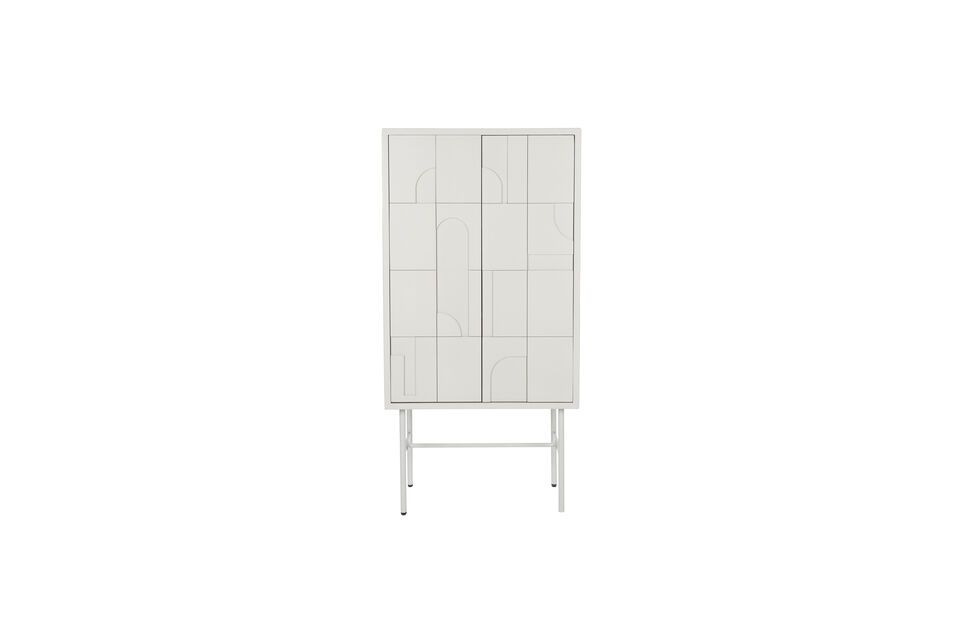 Off-white tall wood sideboard Funk White Label