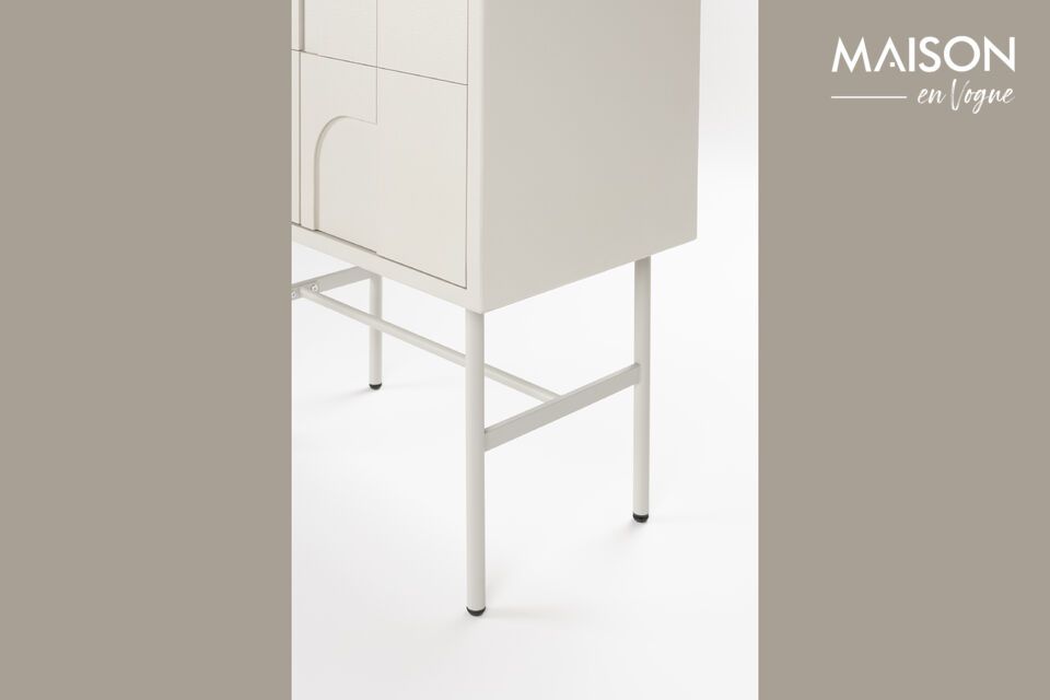 Imagine it embellished with carefully selected objects: a sleek sculpture