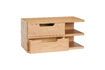 Miniature Open light wood side table 2