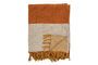 Miniature Orange cotton blanket Motril Clipped