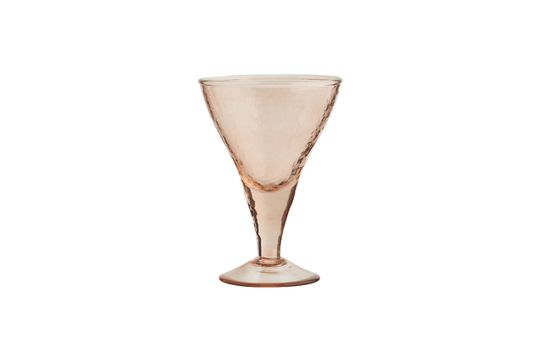 Orange hammered glass cocktail glass Marto