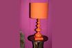 Miniature Orange iron lamp When Orange is King 1
