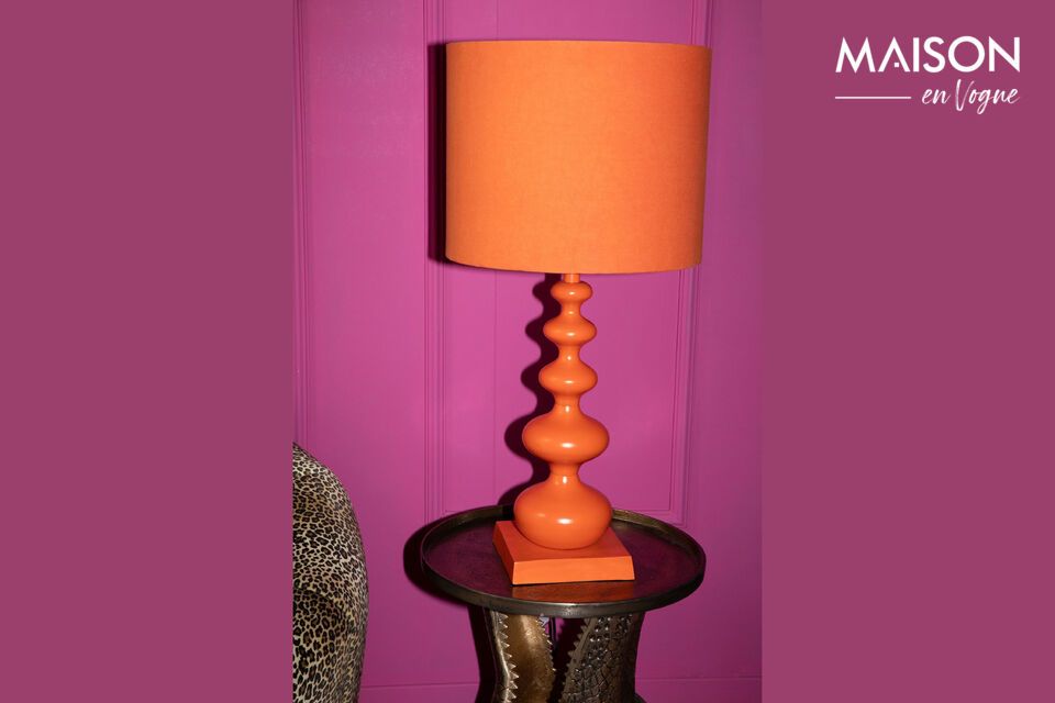 Orange iron lamp When Orange is King Bold Monkey