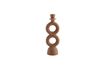 Miniature Orange stoneware candlestick Loop 1