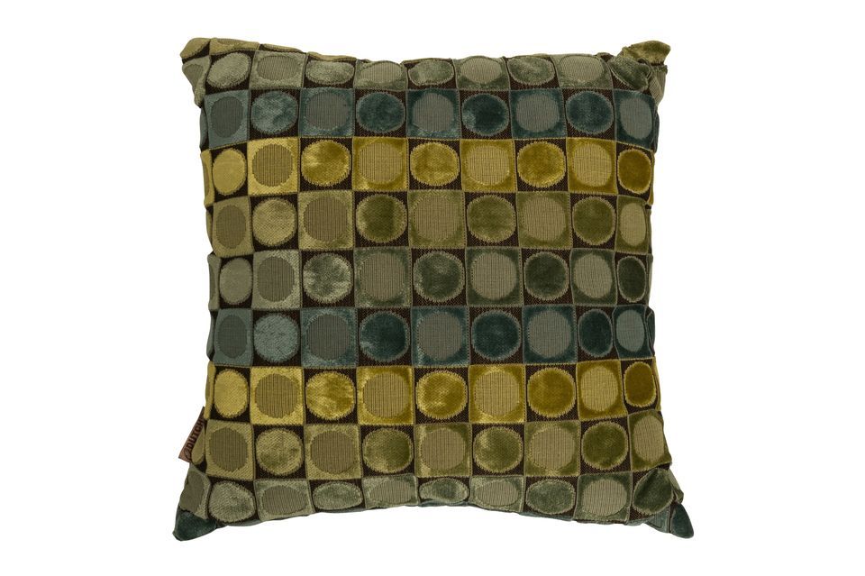 Ottava Green and Blue Cushion - 7