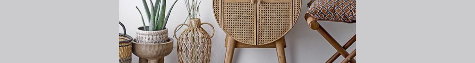 Material Details Otto Rattan Wardrobe