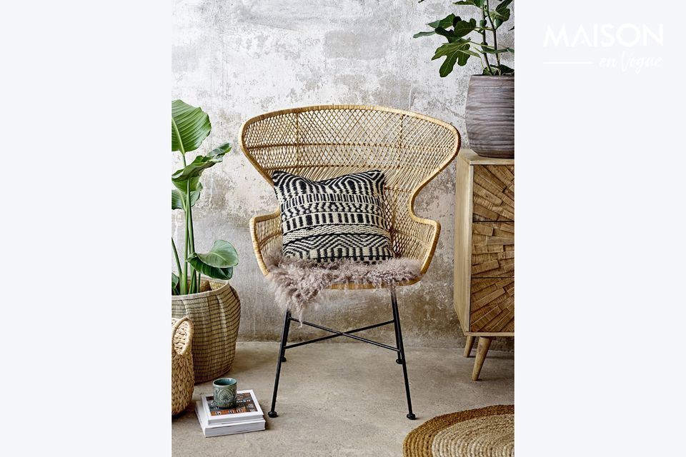 Oudon Rattan Armchair Bloomingville