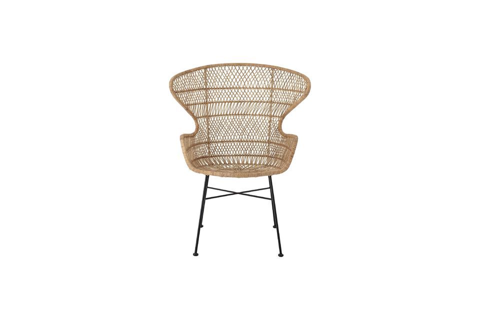 Rattan lounge chair