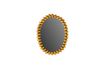Miniature Oval mirror in gilded metal Beni 1
