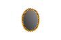 Miniature Oval mirror in gilded metal Beni Clipped