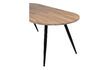 Miniature Oval table top 220 x 90 in beige wood Tablo 4