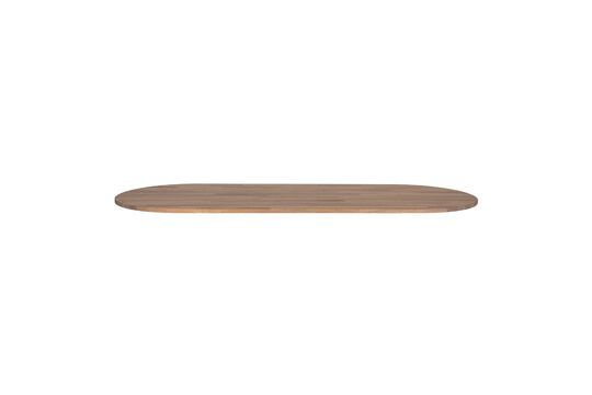 Oval table top 220 x 90 in beige wood Tablo Clipped