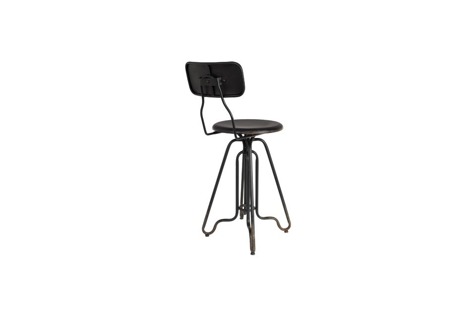 Ovid black Bar stool - 6