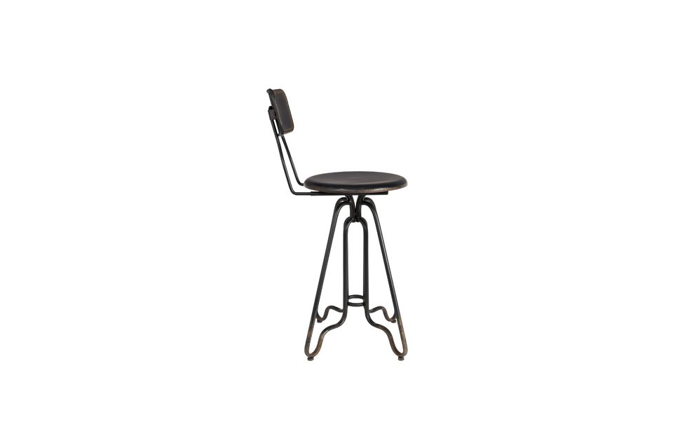 Ovid black Bar stool - 7