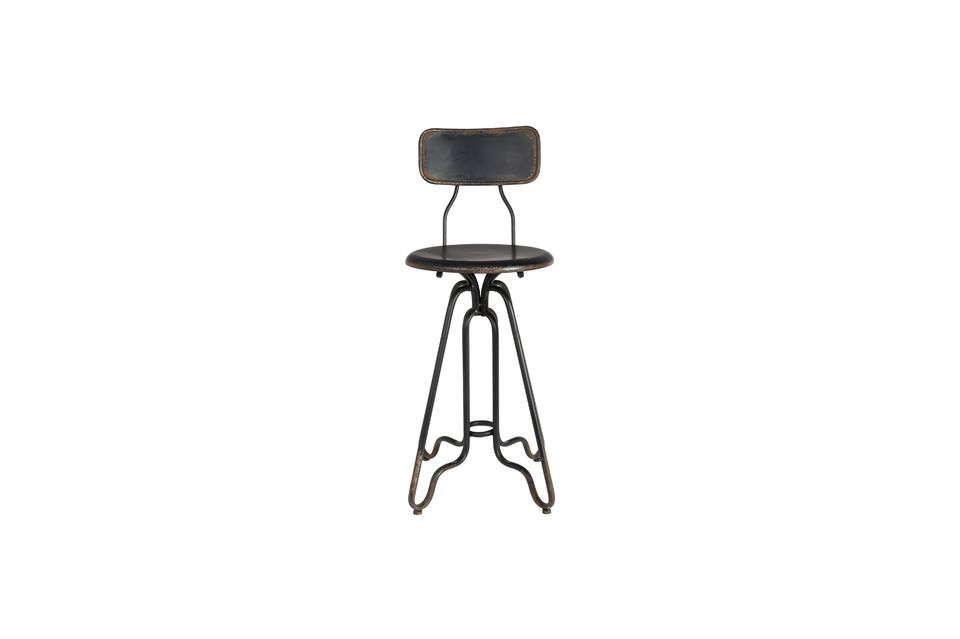 Ovid black Bar stool - 8