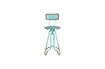 Miniature Ovid Counter stool ocean 10