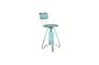 Miniature Ovid Counter stool ocean Clipped
