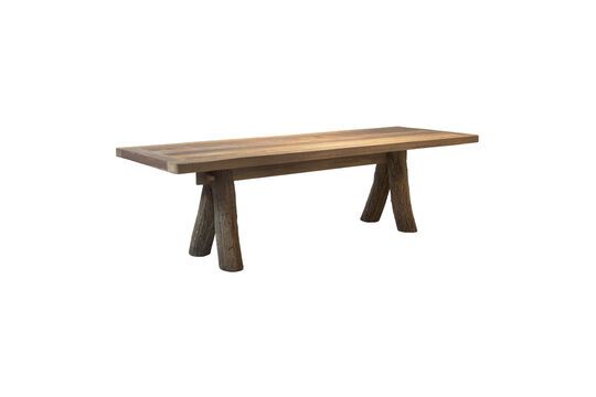 Oviston 260cm brown reclaimed wood dining table