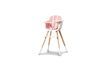 Miniature OVO High Chair white and pink 6
