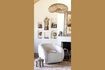 Miniature Oxygène white fabric armchair 8