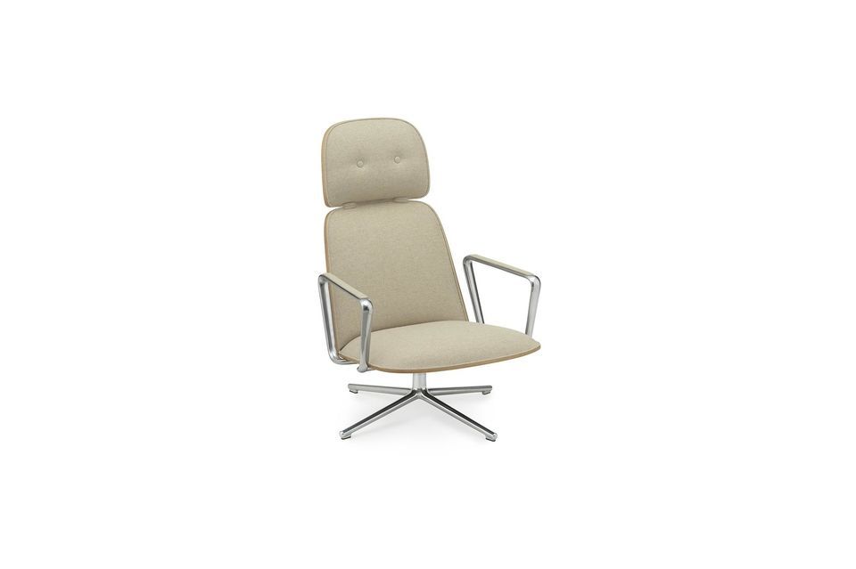 Pad Lounge Chair High Swivel Alu Normann Copenhagen