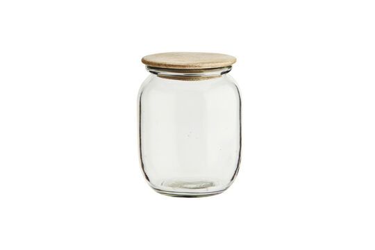 Pango glass jar with mango lid