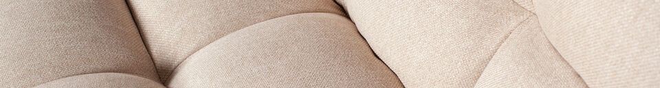 Material Details Pepper 2 seater fabric sofa