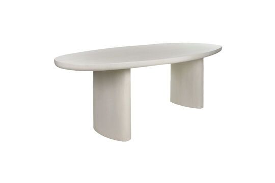 Piastro white plaster table