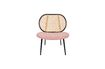 Miniature Pink Armchair with Rattan Spike 7