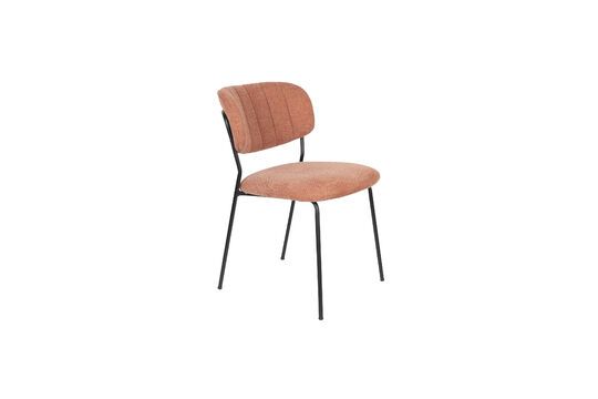 Pink fabric chair Jolien Clipped