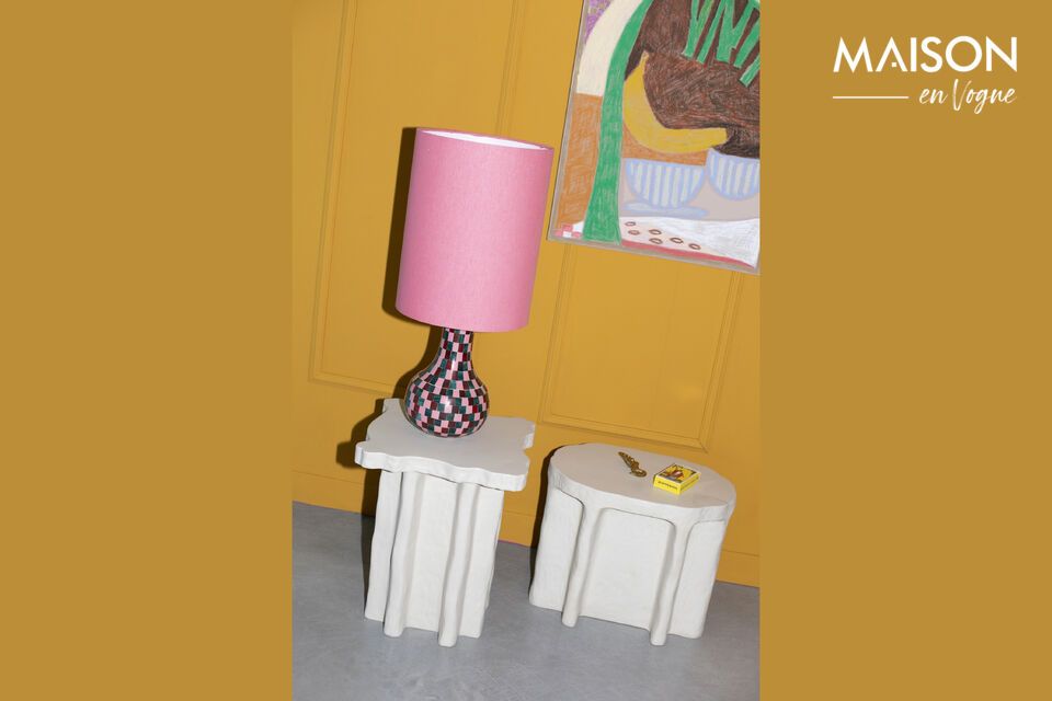 Pink iron lamp Don't Be Afraid of Colour Bold Monkey