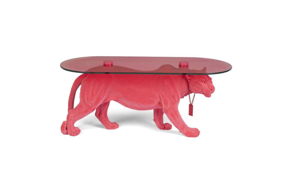 Pink resin coffee table Dope as Hell - 4