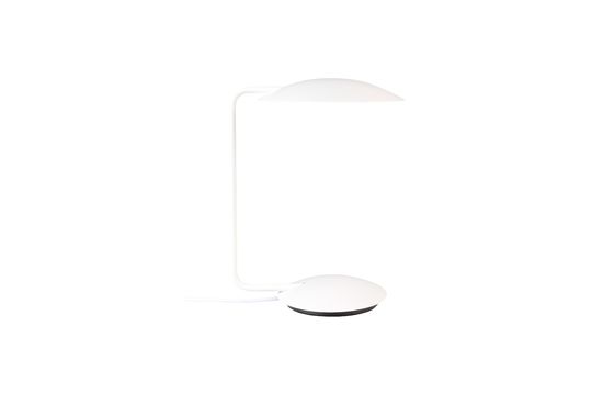 Pixie white desk lamp Clipped