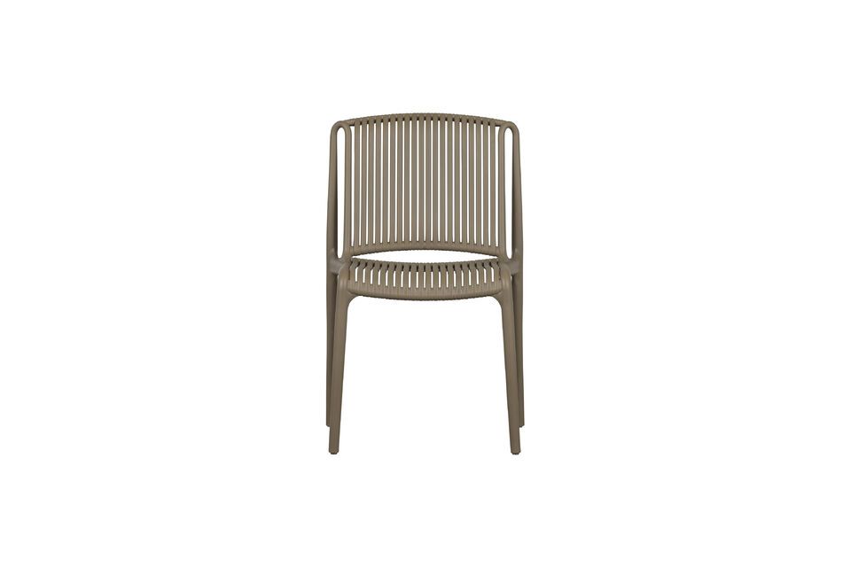 Plastic on sale chair height