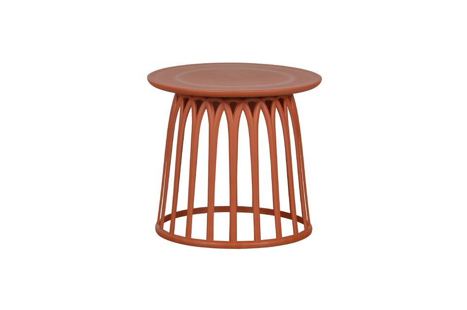 The beautiful Terracotta Boy plastic coffee table is UV resistant and suitable for indoor and