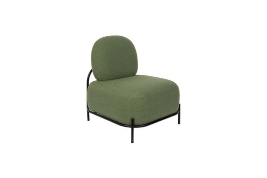 Polly green lounge chair Clipped