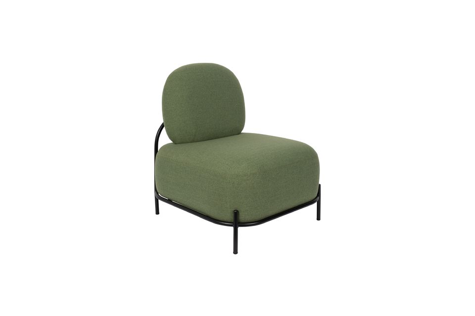 The look of this armchair surprises and seduces by its originality
