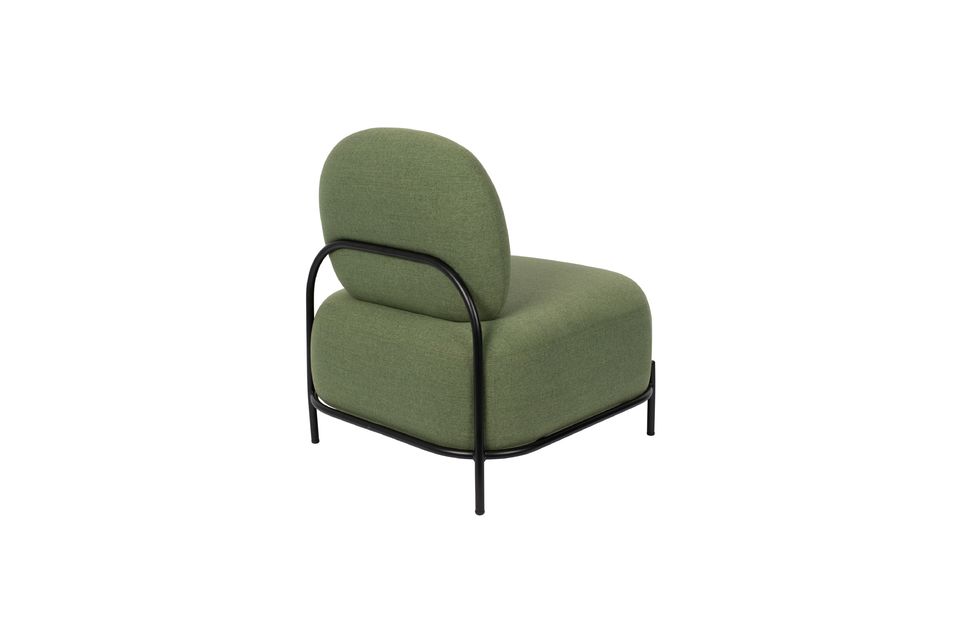 Polly green lounge chair - 7