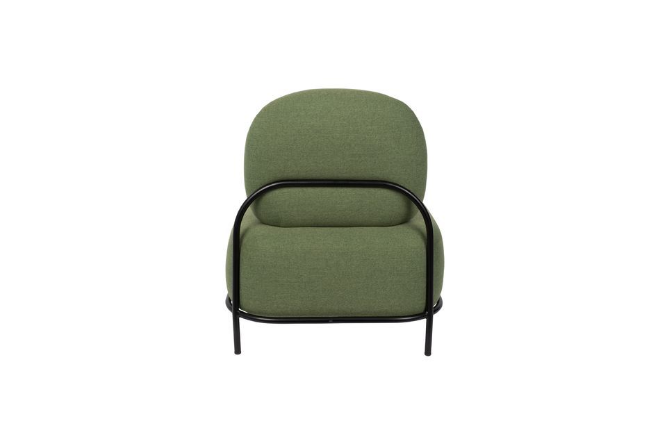 Polly green lounge chair - 8
