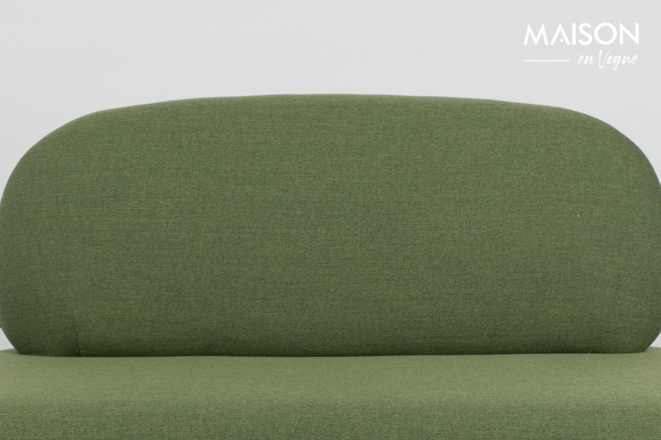 The green Polly sofa is perfect to furnish your living room in Scandinavian style