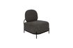 Miniature Polly grey lounge chair 1