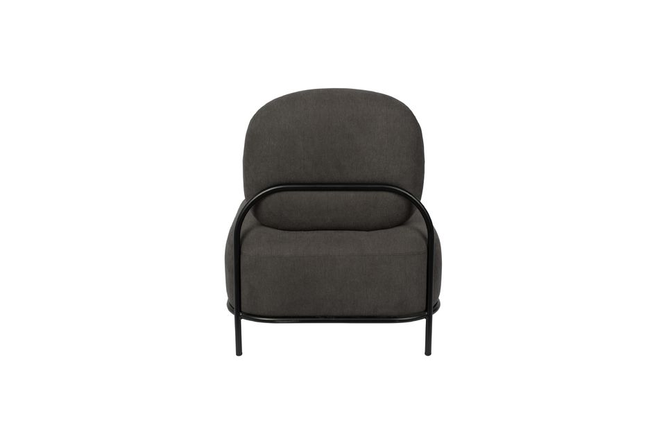 Polly grey lounge chair - 7