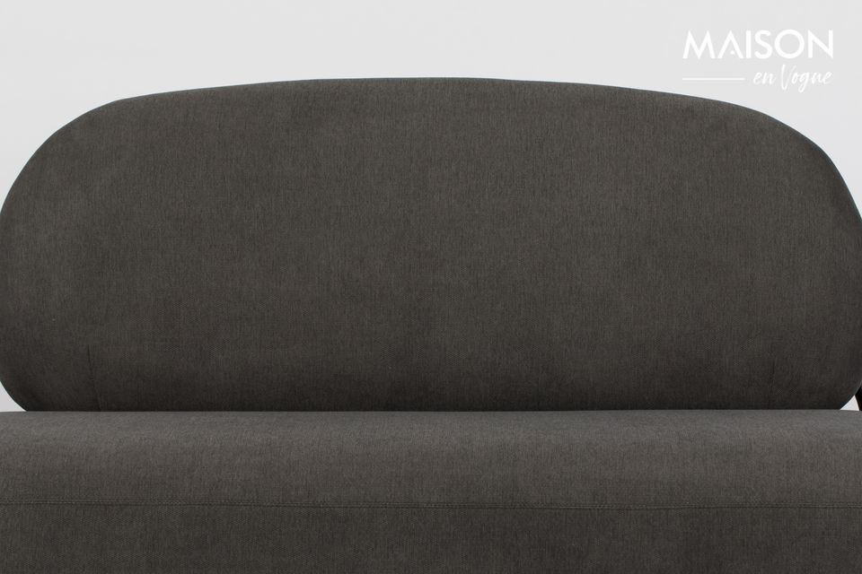 White label living has designed a cocooning sofa in beautiful grey and black tones