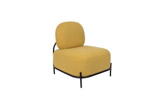 Polly yellow lounge chair Clipped