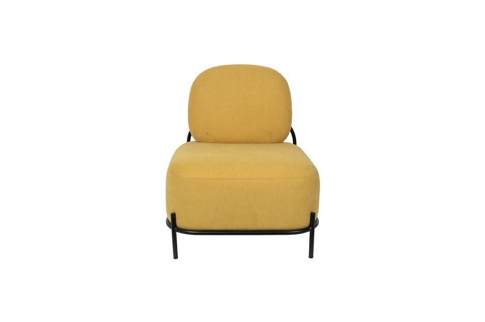 Polly yellow lounge chair - 7