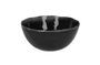 Miniature Porcelino Experience Black Salad Bowl Clipped