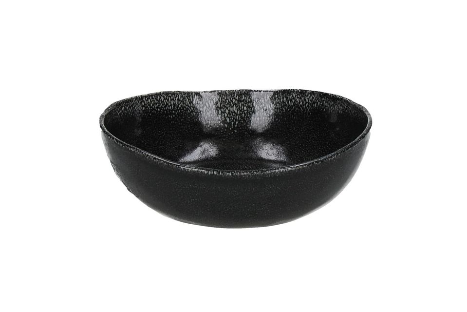 Porcelino Experience black soup bowl Pomax