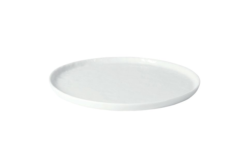 Porcelino White Dessert Plate Pomax