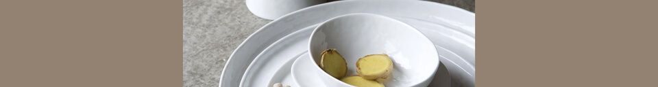 Material Details Porcelino white soup bowl