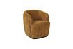 Miniature Porterville armchair in camel bouclé fabric 1